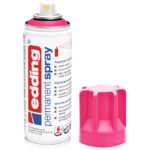 Boja akrilna u spreju 200ml permanentna Edding 5200969 neon roza - Slika 2