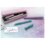 Nalivpero Sparkle (M) Faber Castell 140877 metalik ljubičasto - Slika 4
