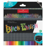 Boje drvene 100boja trokutaste Black Edition Faber Castell 116411 blister