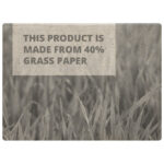 Blok samoljepljiv 2 komada+3 zastavice od recikliranog papira i trave!! - Slika 9