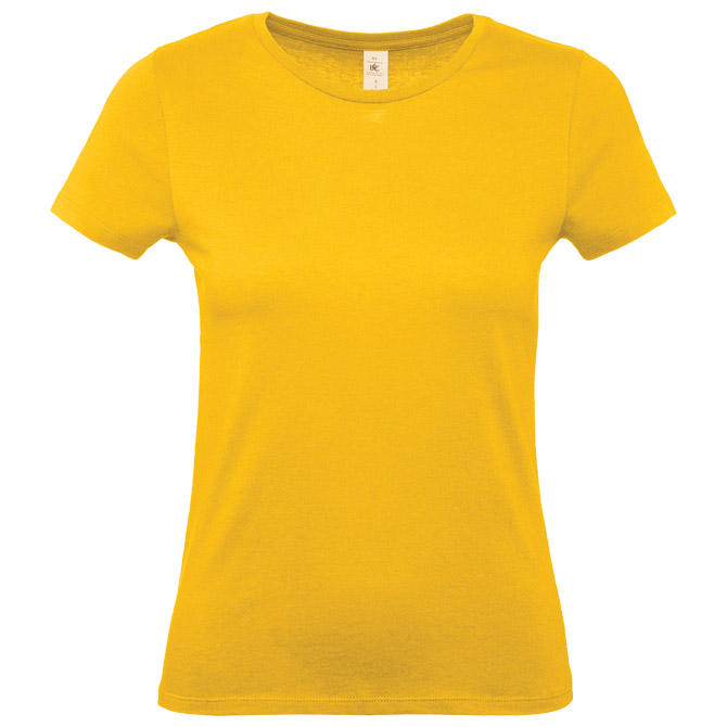 000050949 Majica kratki rukavi B&C #E150/women zlatna žuta 2XL - Slika 1