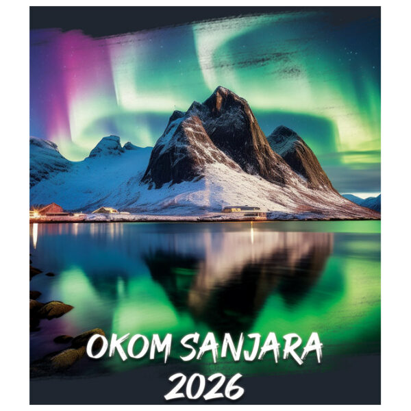 Kalendar "Okom sanjara 2026" 13 listova, spirala