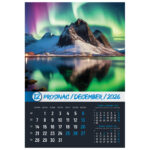 Kalendar "Okom sanjara 2026" 13 listova, spirala - Slika 5