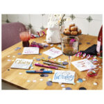 Stalak puni s markerima permanentnim sjajnim lakirajućim pk81 Xmas Edding - Slika 7