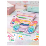 Boje drvene  20boja metalna kutija Sparkle Butterfly Faber Castell 201971 - Slika 4