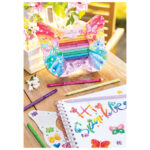 Boje drvene  20boja metalna kutija Sparkle Butterfly Faber Castell 201971 - Slika 6