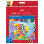 Boje drvene-vodene  48boja+kist+šiljilo Aquarell Faber Castell 114448 blister