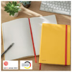 Notes B5 crte 80L 100g s gumicom Cosy Leitz 44830019 žuti - Slika 3