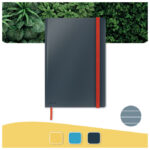 Notes B5 crte 80L 100g s gumicom Cosy Leitz 44830089 tamnosivi - Slika 2