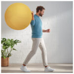 Lopta za sjedenje Ergo Cosy Leitz 52790019 žuta - Slika 3