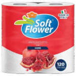 Ručnik papirnati jastučni 23 cm dvoslojni pk2 Soft Flower Cartindustria Veneta bijeli