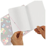 Notes A5 crte (isprekidane) 40L 80g s gumicom Ladylike Butterflies Herlitz 50044290 - Slika 2