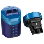 Šiljilo pvc s pvc kutijom 2rupe RollOn Dots Faber Castell 183910 sortirano - Slika 3