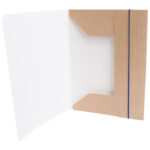 Fascikl klapa s gumicom karton kraft A4 6564 smeđi!! - Slika 9