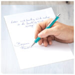 Olovka kemijska metalna Elance Staedtler 421 45-35 tirkizna!! - Slika 4