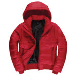 Jakna zip ženska B&C Superhood crvena L!!
