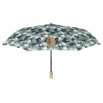 Kišobran automatik sklopivi s drvenom drškom reciklirani Green Perletti 19123!! - Slika 2