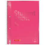 Blok kolegij A4 karo  80L perforacija+4rupe Color Code Brunnen 10-67928 125 roza