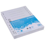 Pregrada kartonska A4 250g pk100 Donau 8610001-09 bijela