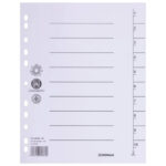 Pregrada kartonska A4 250g pk100 Donau 8610001-09 bijela - Slika 2