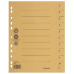 Pregrada kartonska A4 250g pk100 Donau 8610001-11 žuta - Slika 2