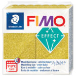 Masa za modeliranje   57g Fimo Effect Glitter Staedtler 8010-112 glitter zlatna