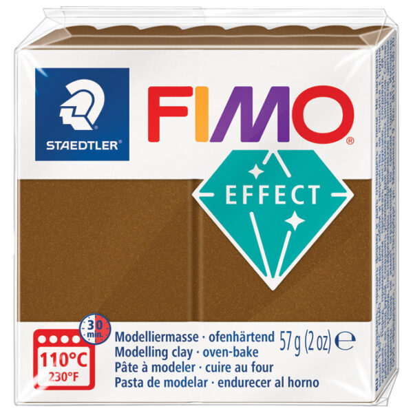 Masa za modeliranje   57g Fimo Effect Metallic Staedtler 8010-71 metalik brončana