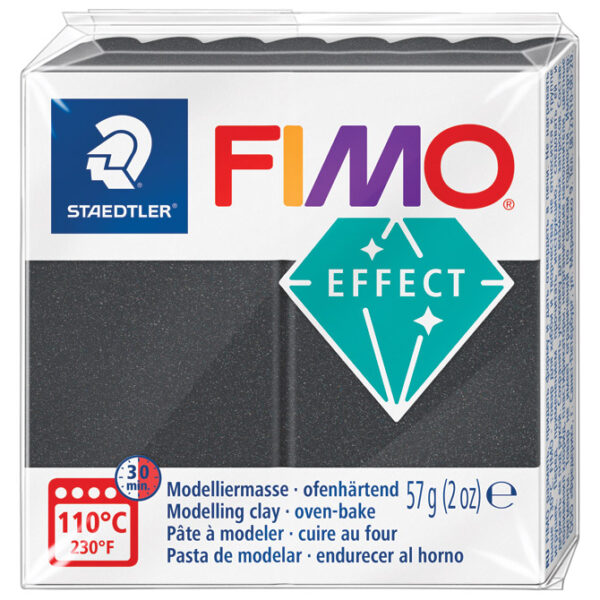 Masa za modeliranje   57g Fimo Effect Metallic Staedtler 8010-91 metalik siva