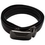 Remen muški širina 3,4 cm Pierre Cardin 555 crni