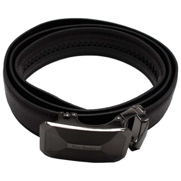 Remen muški širina 3,4 cm Pierre Cardin 555 crni