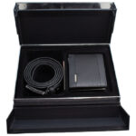 Set kožni muški Pierre Cardin crni - Slika 3