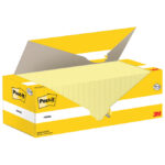 Blok samoljepljiv  76x76 mm 100L Post-it 3M.654 žuti 12+12 gratis - Slika 2