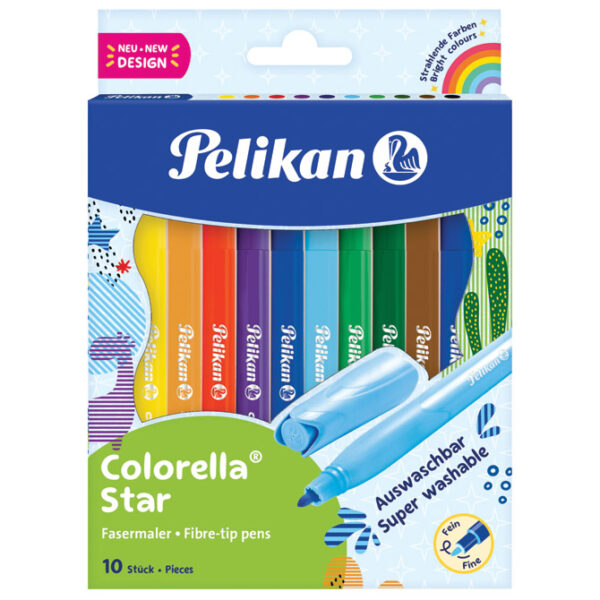Flomaster školski  10boja Colorella star Pelikan 822299 (300009805) blister