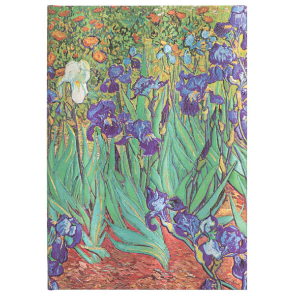 Notes 13x18 cm-midi crte  72L s gumicom Van Gogh Irises Paperblanks PB8204-0