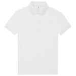 Majica kratki rukavi B&C MyPolo180 Women 180g bijela S