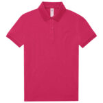 Majica kratki rukavi B&C MyPolo180 Women 180g roza M