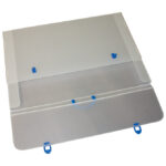 Torba-kofer pp-tvrdi  750x530x40 mm Ri.Plast 6353754201 prozirno bijela/sort ručka - Slika 2