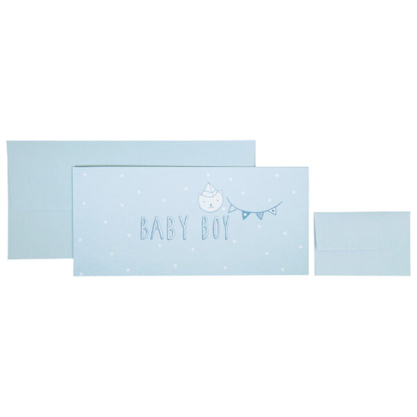 Čestitka 11x23 cm Baby boy Stewo 5615 41 blister!!