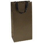 Vrećice ukrasne-2 boce 18x36x10,5 cm  Stewo 6259 70 crno zlatna blister