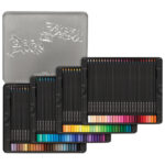 Boje drvene 100boja metalna kutija Black Edition Faber Castell 116490 - Slika 2