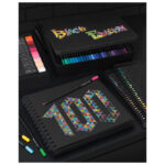 Boje drvene 100boja metalna kutija Black Edition Faber Castell 116490 - Slika 5