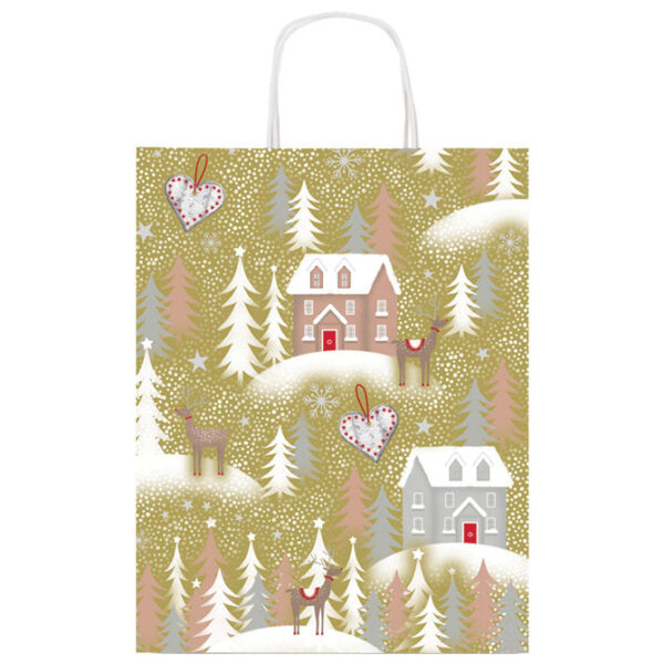 Vrećice ukrasne 26x34,5x12 cm novogodišnje Rex-Saul Sadoch SDX26-451F!!