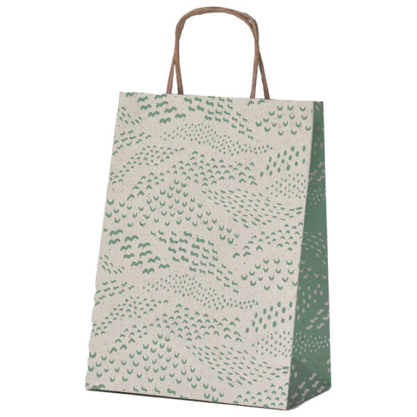 Vrećice ukrasne 36x41x12 cm Carta Erba Rex-Saul Sadoch SDF36-309F bijela/zelena