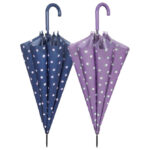 Kišobran automatik s plastičnom ručkom New Basic Perletti 12062 sortirano,točkice!!