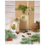 Naljepnice ukrasne fi4 cm Merry Xmas pk4 Heyda 20-37808 07 blister - Slika 2