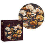 Puzzle 500 kom okrugle Flowers 1 Interdruk - Slika 2