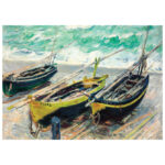Puzzle 1000 kom tuba ART.2 Claude Monet "Three Fishing Boats" Interdruk - Slika 4