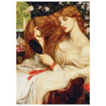 Puzzle 1000 kom tuba ART.4 Dante Gabriel Rossetti "Lady Lilith" Interdruk - Slika 3