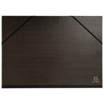 Mapa kartonska lakirana sa gumicom 32x45 cm(A3) Exacompta 548000E crna