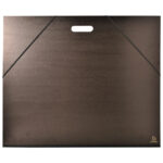 Mapa kartonska lakirana sa gumicom i integriranom ručkom 59x72 cm(B2) Exacompta 548900E crna